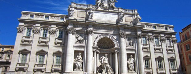 Brunnen Fontana di Trevi